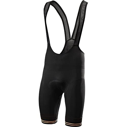 SIX2 Damen Latzhose kurz Clima Black/Melange Fire SIX2 Damen Latzhose kurz Clima Black/Melange Fire von SIXS