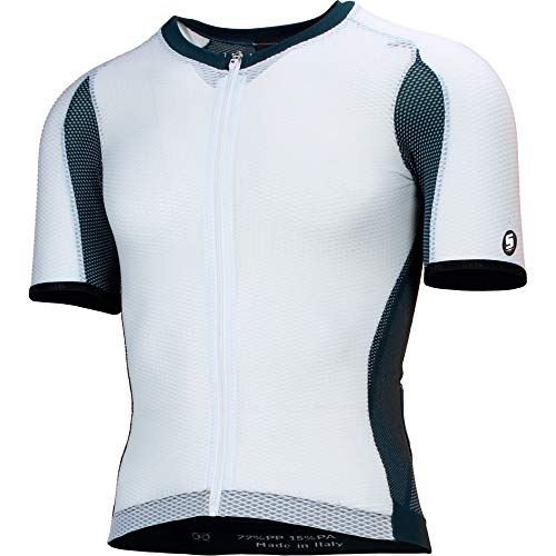 SIX2 Gewächshaus Jersey, Unisex, Erwachsene, Weiß/Petroleum, XL SIX2 Gewächshaus Jersey, Unisex, Erwachsene, Weiß/Petroleum, XL von SIXS