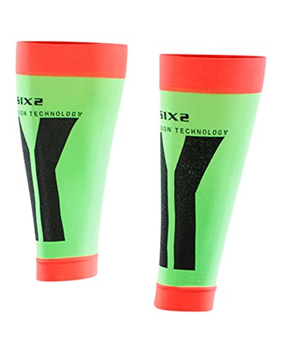 SIX2 Green/RED-M Kompressionsbandage M Unisex Erwachsene, M SIX2 Green/RED-M Kompressionsbandage M Unisex Erwachsene, M von SIXS