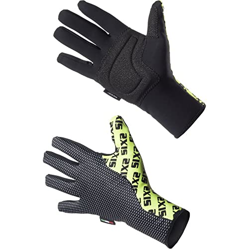 SIX2 Winterhandschuh Black Carbon/Yellow Fluo-XXL Unisex Erwachsene SIX2 Winterhandschuh Black Carbon/Yellow Fluo-XXL Unisex Erwachsene von SIXS