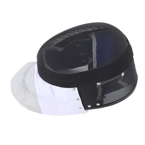 SIXRUN Helm - Fechtkutschenmaske, Fencing Foil Mask, Fencing Helmet mit Gepolstertem Latz, CE 350N zertifizierte Nationalmaske, für Tägliches Training und Wettkampf, Schwarze - M SIXRUN Helm - Fechtkutschenmaske, Fencing Foil Mask, Fencing Helmet mit Gepolstertem Latz, CE 350N zertifizierte Nationalmaske, für Tägliches Training und Wettkampf, Schwarze - M von SIXRUN
