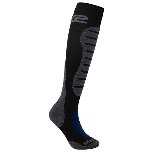 SIX2 MOT2 Merinos, Unisex, Erwachsene, Schwarz/Grau, 44/47 SIX2 MOT2 Merinos, Unisex, Erwachsene, Schwarz/Grau, 44/47 von SIXS
