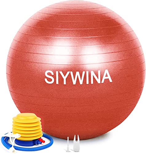 SIYWINA Gymnastikball Sitzball Dicker Anti-Bur von SIYWINA