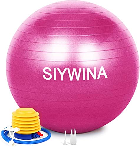 SIYWINA Gymnastikball Sitzball Dicker Anti-Burst Sch von SIYWINA