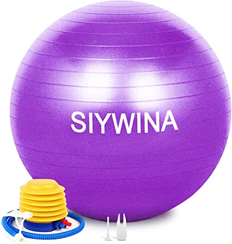 SIYWINA Gymnastikball Sitzball Dicker Anti-Burst Schwang von SIYWINA