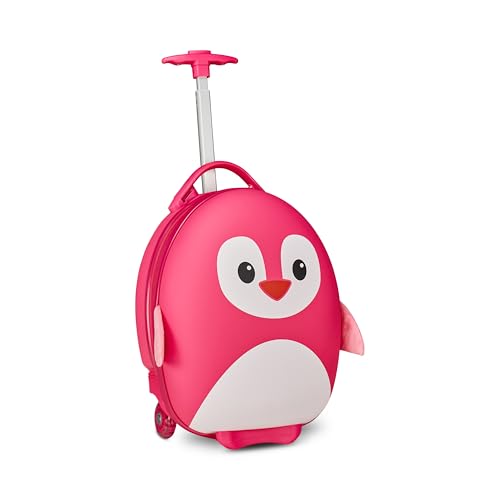 SJ GANG STYLE JAM GANG Hartschalen-Trolley für Kinder, Fancy Animals, Fuchsia, Motiv: Pinguin, Schule und Freizeit, Fuchsia, Taglia Unica, Modern SJ GANG STYLE JAM GANG Hartschalen-Trolley für Kinder, Fancy Animals, Fuchsia, Motiv: Pinguin, Schule und Freizeit, Fuchsia, Taglia Unica, Modern von SJ GANG STYLE JAM GANG