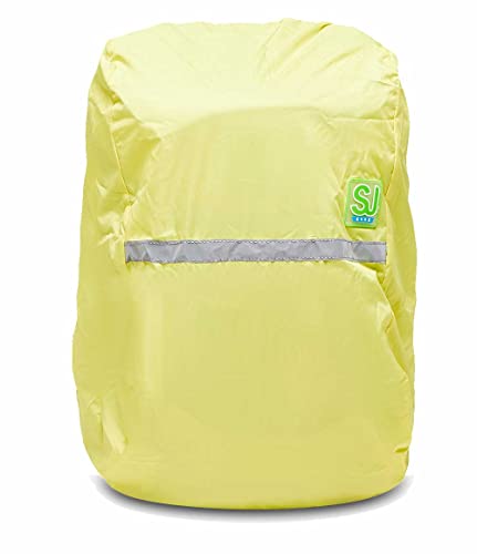 SJ Rucksackabdeckung, Regenhülle mit Reflektor, für SJ-Schulranzen, wasserdicht und winddicht, Neonfarbe, Regenschutz für Rucksack von SJ GANG STYLE JAM GANG