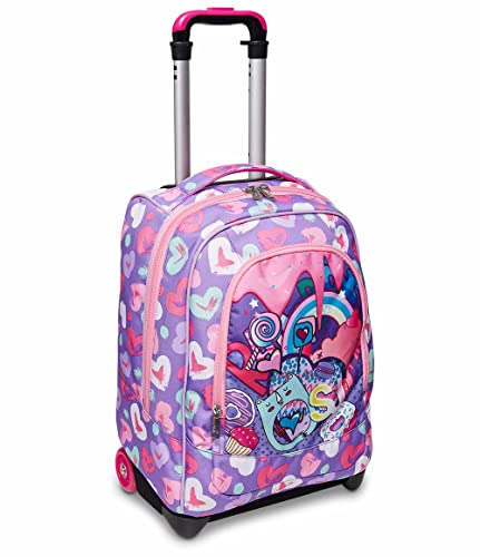 SJ Gang, Trolley Scuola Big SJ Gang Fantabulous, Pink, 2 Zaini in 1 mit Crossover-System, Uso Zaino con Spallacci a Scomparsa, Zaino Scuola Elementare, Trolley Scuola Elementare Bambina SJ Gang, Trolley Scuola Big SJ Gang Fantabulous, Pink, 2 Zaini in 1 mit Crossover-System, Uso Zaino con Spallacci a Scomparsa, Zaino Scuola Elementare, Trolley Scuola Elementare Bambina von SJ GANG STYLE JAM GANG
