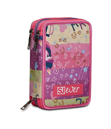 SJ GANG STYLE JAM GANG Federmäppchen 45-teilig, gefülltes Mäppchen für Schreibwaren, Etui mit Stiften, Kugelschreiber mit 3 Fächern, Mädchen & Junge, Schule - Grundschule, XXL, pink SJ GANG STYLE JAM GANG Federmäppchen 45-teilig, gefülltes Mäppchen für Schreibwaren, Etui mit Stiften, Kugelschreiber mit 3 Fächern, Mädchen & Junge, Schule - Grundschule, XXL, pink von SJ GANG STYLE JAM GANG