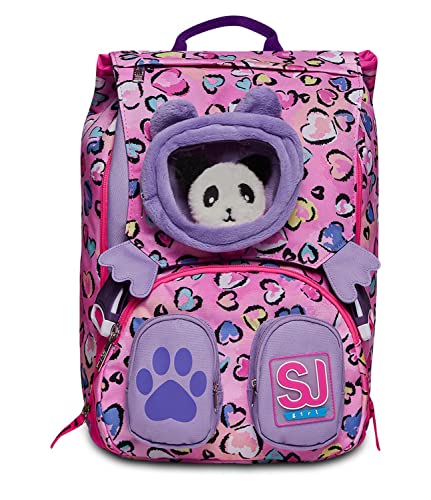 SJ Gang Rucksack für Schule, erweiterbar, groß, Fleecy Girl – Bär – Grundschule – Mädchen, Rebel Pink, Taglia unica, Ausziehbar SJ Gang Rucksack für Schule, erweiterbar, groß, Fleecy Girl – Bär – Grundschule – Mädchen, Rebel Pink, Taglia unica, Ausziehbar von SJ GANG STYLE JAM GANG
