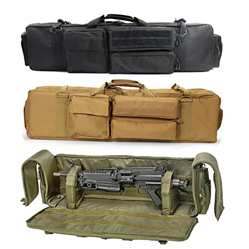 SJASD Taktische Gewehrtasche Waffentasche für 2 Waffen Futteral,100cm/39 inch Waffenkoffer Langwaffentasche Futteral mit 3 GroßE ZubehöR Beutel,Airsoft Waffen Rucksack für Jagd und Schießen SJASD Taktische Gewehrtasche Waffentasche für 2 Waffen Futteral,100cm/39 inch Waffenkoffer Langwaffentasche Futteral mit 3 GroßE ZubehöR Beutel,Airsoft Waffen Rucksack für Jagd und Schießen von SJASD