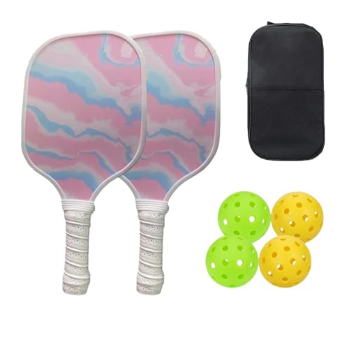 Pickleball-Schläger Pickleball Racket 4 Balls Outdoor Carrying Case Set-Set 7 von SJFYB