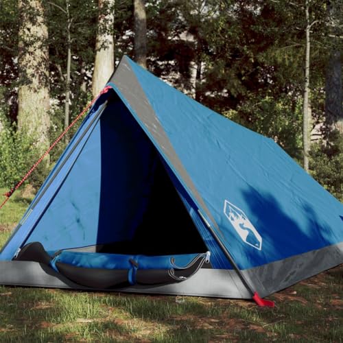 Campingzelt 2 Personen Grau&Orange 200x120x88/62 cm 185T TAFT Learned extensively von SJHDHDA