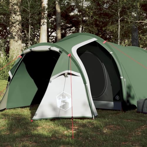 Campingzelt 4 Personen Blau 360x135x105 cm 185T TAFT Learned extensively von SJHDHDA