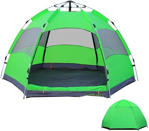 Leichtes, wasserdichtes Outdoor-Zelt für 5–8 Personen, tragbares Pop-Up-Strandzelt, schnell aufzubauen, für Wandern, Camping, Outdoor, sofortiger Sonnenschutz für alle Jahreszeiten Learned von SJHDHDA