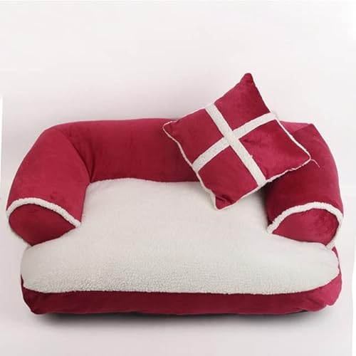 SJHDHDA 1 Stück Haustierzubehör Katzen-/Hundebett Sofa-Set Welpen-Schlafkissen Hund Katze Weiche Plüsch Zwingermatte Kleine Mittlere Haustierunterlage Hund Katze Schlafsofa Learned extensively von SJHDHDA