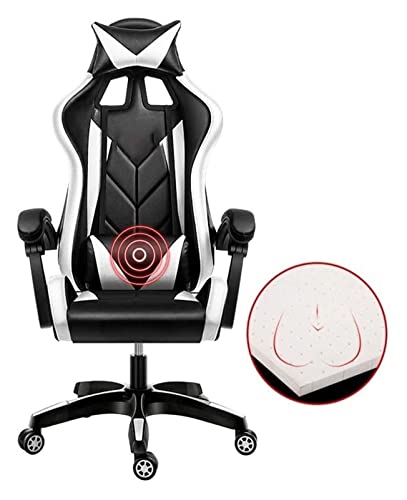 SJHDHDA Bürostuhl Gaming-Stuhl Ergonomischer Bürostuhl Gaming-Stuhl Liegender Computerstuhl Integriertes Latexpolster Sportstuhl mit hoher Rückenlehne Learned extensively von SJHDHDA