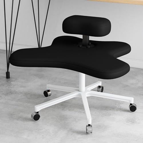 SJHDHDA Ergonomischer Knienstuhl mit Verstellbarer Höhe für Rückenschmerzen und Haltung Verbesserung ideal für Home Office & Meditation Learned extensively von SJHDHDA