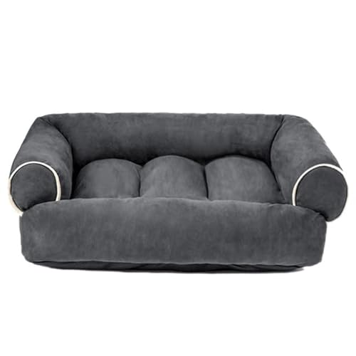 SJHDHDA Haustier-Sofa-Matte aus Hirschleder, Fleece-Baumwolle, weich, warm, Schlafbett für Hunde, Decke, Kissen, Zwinger für kleine und mittelgroße Hunde, Heimtierbedarf Learned extensively von SJHDHDA