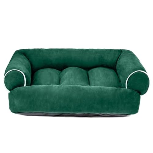 SJHDHDA Haustier-Sofa-Matte aus Hirschleder, Fleece-Baumwolle, weich, warm, Schlafbett für Hunde, Decke, Kissen, Zwinger für kleine und mittelgroße Hunde, Heimtierbedarf Learned extensively von SJHDHDA