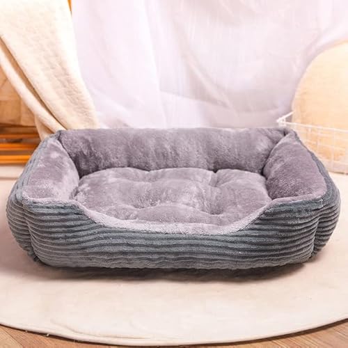 SJHDHDA Rechteckiges Hundebett, Schlafsack, Zwinger, Katze, Welpe, Schlafsofa, Haustierhaus, Winter, warme Betten, Kissen für kleine Hunde Learned extensively von SJHDHDA