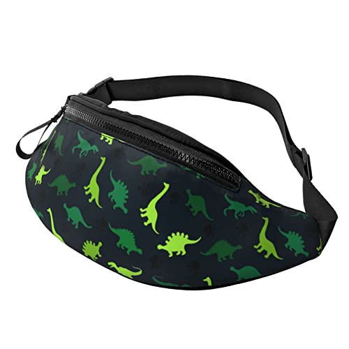 Niedliche Dinosaurier Bauchtasche Crossbody Hüfttasche Pack für Männer Frauen Gürteltasche für Reisen Walking Laufen Wandern Angeln, Cartoon Dinosaurier, Einheitsgröße Niedliche Dinosaurier Bauchtasche Crossbody Hüfttasche Pack für Männer Frauen Gürteltasche für Reisen Walking Laufen Wandern Angeln, Cartoon Dinosaurier, Einheitsgröße von SJOAOAA