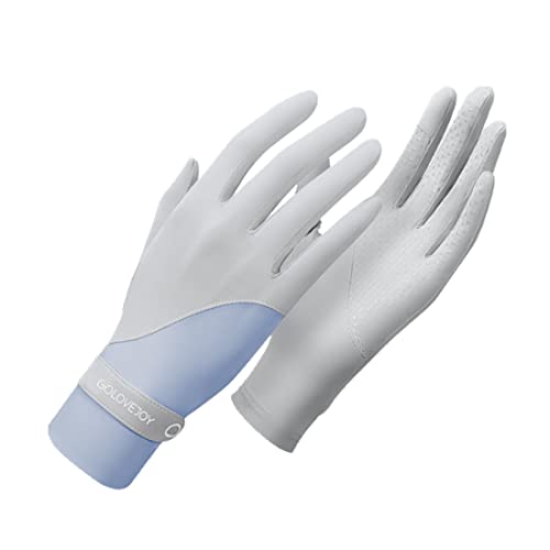 SJTJSPX Fahrradhandschuhe Damen UV Schutz Handschuhe Outdoor Sommerhandschuhe Touchscreen Radsporthandschuhe rutschfeste Handschuhe Eisseide Dünn Angelhandschuhe Fahren Golf Gloves Frauenhandschuhe SJTJSPX Fahrradhandschuhe Damen UV Schutz Handschuhe Outdoor Sommerhandschuhe Touchscreen Radsporthandschuhe rutschfeste Handschuhe Eisseide Dünn Angelhandschuhe Fahren Golf Gloves Frauenhandschuhe von SJTJSPX