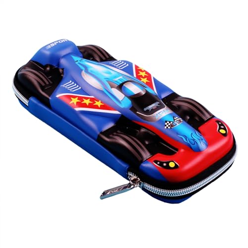 SJTJSPX Federmappe Junge Mädchen Federtasche Kinder Schlamppermäppchen Sportwagen Wasserdicht Federmäppchen 3D Stiftetasche Große Kapazität Pencil Case Schreibwaren Aufbewahrung für Büro Schule SJTJSPX Federmappe Junge Mädchen Federtasche Kinder Schlamppermäppchen Sportwagen Wasserdicht Federmäppchen 3D Stiftetasche Große Kapazität Pencil Case Schreibwaren Aufbewahrung für Büro Schule von SJTJSPX