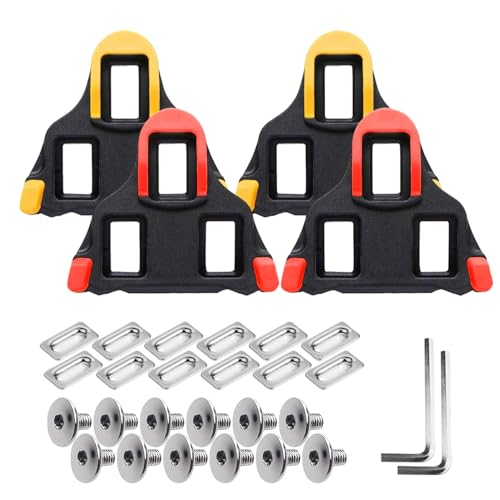 SJUNJIE 2 Paar SPD Cleats 6 Grad Schwebend Fahrradschuhe Cleats mit Montageteilen SPD SL Cleats Kompatibel SPD Sl Ideal für Outdoor-Radfahren Heim-Fitnessstudios und Langstreckenfahrten SJUNJIE 2 Paar SPD Cleats 6 Grad Schwebend Fahrradschuhe Cleats mit Montageteilen SPD SL Cleats Kompatibel SPD Sl Ideal für Outdoor-Radfahren Heim-Fitnessstudios und Langstreckenfahrten von SJUNJIE