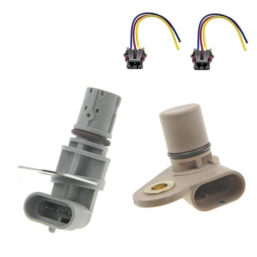 Thru Auto-Kurbelwellensensor, kompatibel mit Pontiac G8 V8 6.0L 2008, Motorteile, Nockenwellen-Kurbelwellen-Positionssensor-Stecker 12585546 12585545 38085130 12568983 (nur Kurbelwelle) von SJZZJMZ