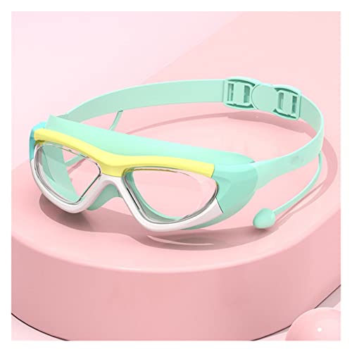 SJZZJSBX Jungen-Anti-Beschlag-HD-Schwimmbrille Mädchen Big Box Schwimmkappe Brille (Farbe: B, Größe: Einheitsgröße) von SJZZJSBX