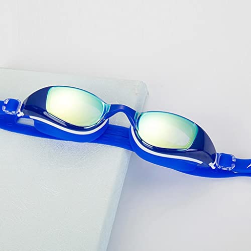 SJZZJSBX Professionelle Outdoor-Schwimmbrille mit großem Rahmen, beschlagfrei, wasserdicht, UV-Schwimmbrille (Farbe: C) von SJZZJSBX