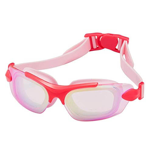 SJZZJSBX Schwimmbrille, Schwimmbrille, Anti-Beschlagschutz, kein Auslaufen, Weitsicht, Poolbrille für Damen, Herren, Erwachsene, Jugendliche (Farbe: A) (B) (B) von SJZZJSBX