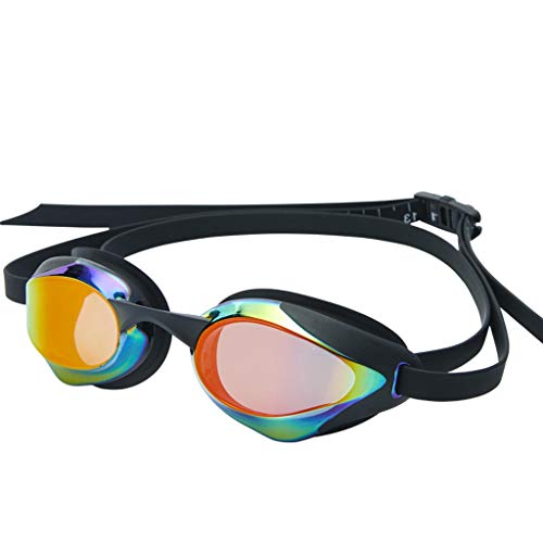 SJZZJSBX Schwimmbrille, kein Auslaufen, Anti-Beschlag, Vision, Triathlon-Schwimmbrille für Erwachsene, Männer, Frauen, Jugendliche, Jugendliche (Farbe: C) (A) (C) von SJZZJSBX