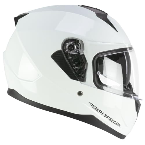 SKA-P Helm Full Face 3MHA Speeder Mono Weiss XXL (61cm) von SKA-P