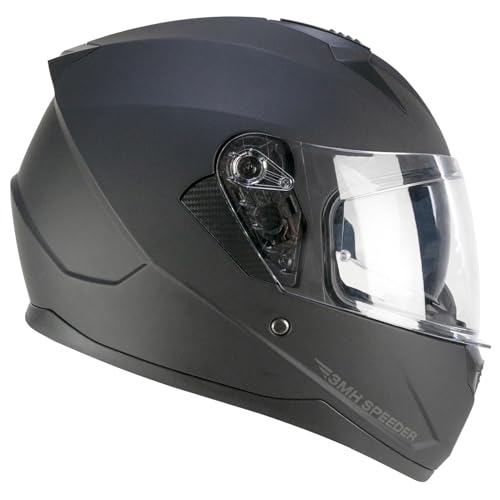 SKA-P Unisex – Erwachsene Speeder Integralhelm, Mattschwarz, XXL (61cm) von SKA-P