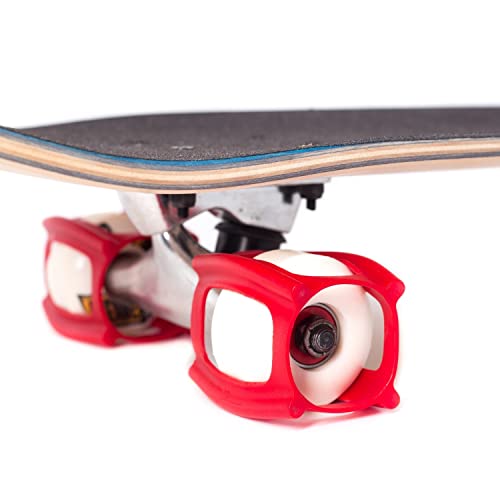 SKATERTRAINER 2.0, die Gummi Skaten Zubehör für Perfektionierung Ihrer Ollie und Kickflip – Lernen, Praxis und Land Tricks in Keine Zeit, rot SKATERTRAINER 2.0, die Gummi Skaten Zubehör für Perfektionierung Ihrer Ollie und Kickflip – Lernen, Praxis und Land Tricks in Keine Zeit, rot von SKATERTRAINER