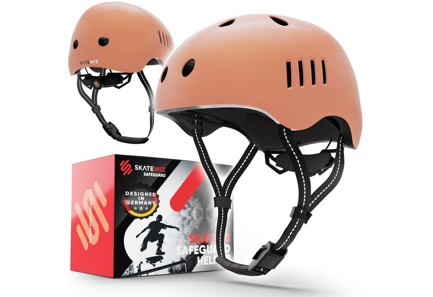SKATEWIZ Fahrradhelm Kinder ab 6 - Fahrrad Helm Kinder Mädchen - Skaterhelm Kind skate helm, Extrem leicht, gut durchlüftet, zusätzliches Innenpolsterset enthalten SKATEWIZ Fahrradhelm Kinder ab 6 - Fahrrad Helm Kinder Mädchen - Skaterhelm Kind skate helm, Extrem leicht, gut durchlüftet, zusätzliches Innenpolsterset enthalten von SKATEWIZ