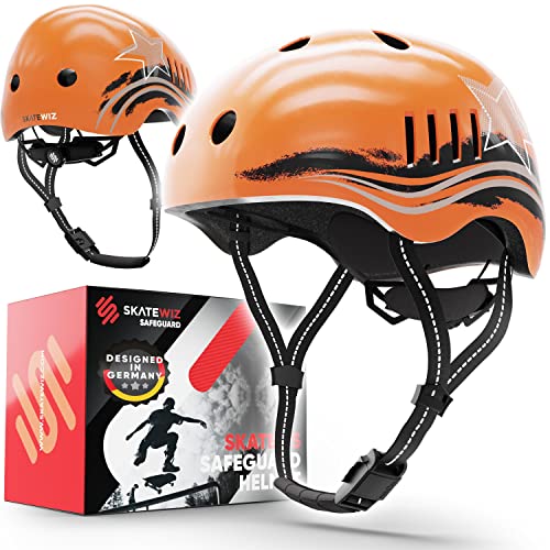 SKATEWIZ Fahrradhelm | Helm Fahrrad, Leichter Skaterhelm, Mountainbike Helm, Größe L in Orange, Fahrradhelm Herren, Fahrradhelm Männer SKATEWIZ Fahrradhelm | Helm Fahrrad, Leichter Skaterhelm, Mountainbike Helm, Größe L in Orange, Fahrradhelm Herren, Fahrradhelm Männer von SKATEWIZ