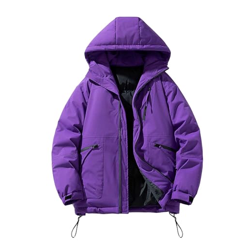Angebot des Tages, Herren Winterjacke Männer Jacke Winterparka Sweatjacke Mit Kapuze Arbeitsjacke Wasserdicht Winter Ultraleichte Daunenjacke Lila, L Angebot des Tages, Herren Winterjacke Männer Jacke Winterparka Sweatjacke Mit Kapuze Arbeitsjacke Wasserdicht Winter Ultraleichte Daunenjacke Lila, L von SKFLABOOF