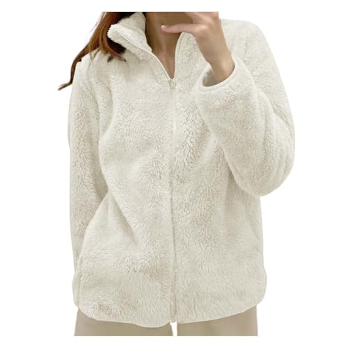 Angebote Tages blitzangebote, Damen Teddy Jacke Übergang Teddyfleece Fleecejacke Mantel Winter Wolle Fleece Teddy-Jacke Winterjacke Teddyjacke Jacke Weiss, S Angebote Tages blitzangebote, Damen Teddy Jacke Übergang Teddyfleece Fleecejacke Mantel Winter Wolle Fleece Teddy-Jacke Winterjacke Teddyjacke Jacke Weiss, S von SKFLABOOF