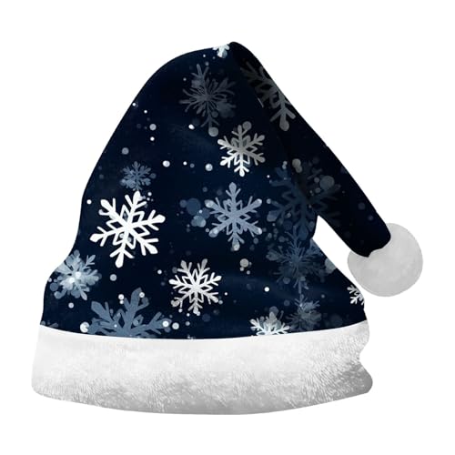 Angebote des Tages Heute Deal, EIN Stück Weihnachtsmütze Erwachsene Wer Hat Weihnachten Geklaut Kinder Nikolausmütze Weihnachtshüte Christmas Lustige Mützen Mini Blau, M von SKFLABOOF