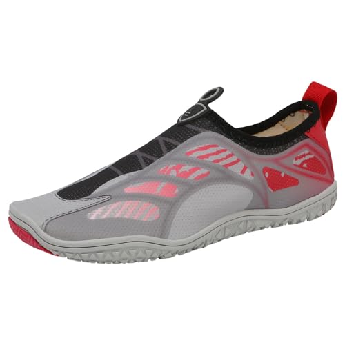 Barfuß Schuhe Damen - Orthopädische Schwimmschuhe Herren Leicht Sport Running rutschfest Radschuhe Sports Barfußschuh Sommerschuhe Rot, 43 F von SKFLABOOF