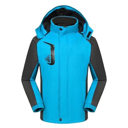 Black Friday Angebote 2024 ab wann, Herren Skijacke Winter Jacken Für Damen Ski Jacket Sportjacke Winterjacke Warm Men Wanderjacke Wasserdicht Atmungsaktiv Blau, 3XL von SKFLABOOF