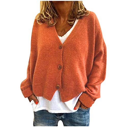 Deals of The Day, Damen Strickjacke - Damen Strickjacke Strickpullover Damen Bolero Jacke Kurze Kurz Cardigan Strickjacken Elegant Elegante Pullover Strick Pullover Für Damen Orange, XL Deals of The Day, Damen Strickjacke - Damen Strickjacke Strickpullover Damen Bolero Jacke Kurze Kurz Cardigan Strickjacken Elegant Elegante Pullover Strick Pullover Für Damen Orange, XL von SKFLABOOF