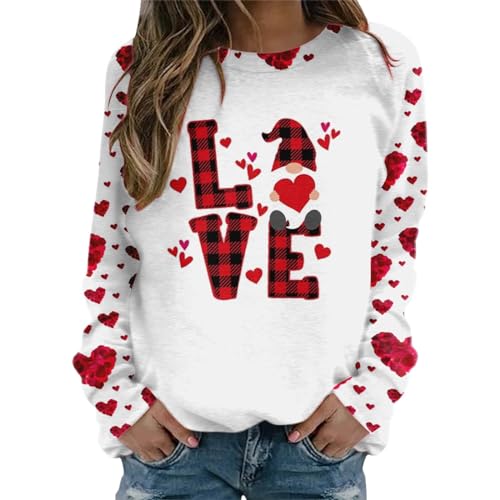 Deals of The Day, Pullover Teenager Mädchen Oberteile Women Clothes Longpullover Weisse Damen Travel Outfit Für Ausgefallene Kleidung Elegant Blakely Silber, L von SKFLABOOF