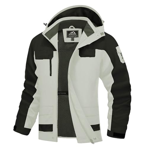 Deals of The Day, Snowboardjacke Damen Jacken Winterjacke Herren Gefüttert Skijacken Für Skijacke Damenjacken Wintermantel Warm Outdoor Winter Weiss, L von SKFLABOOF