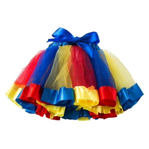 Deals of The Day, Tüllrock Tütü Damen Tüll 80Er Rockabilly Tutu Rock Kurz Karneval Kostüm Damen EIN Hauch Von Tüll Mini Skirt Frauen 004c Dunkelblau, Einheitsgröße von SKFLABOOF