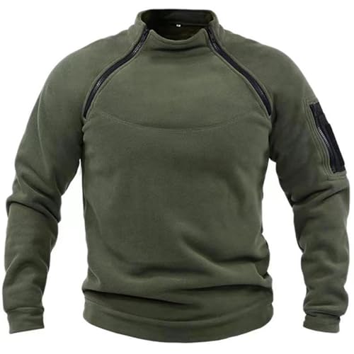 Fleecejacke Herren，Rollkragenpullover Herren，Arbeitsjacke Herren，Sweatshirt Herren，Outdoor Jacken Für Herren，Winterpullover Herren，Pullover Herren Ohne Kapuze von SKFLABOOF