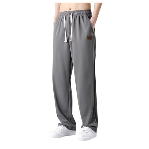 Freizeithose Herren Sweatpants Lang Gym Freizeithose Jogger Baggy Slim Fit Casual Bodybuilding Männer Gym Hose Sporthose Track Pants Jogginghose Baggy Hose von SKFLABOOF